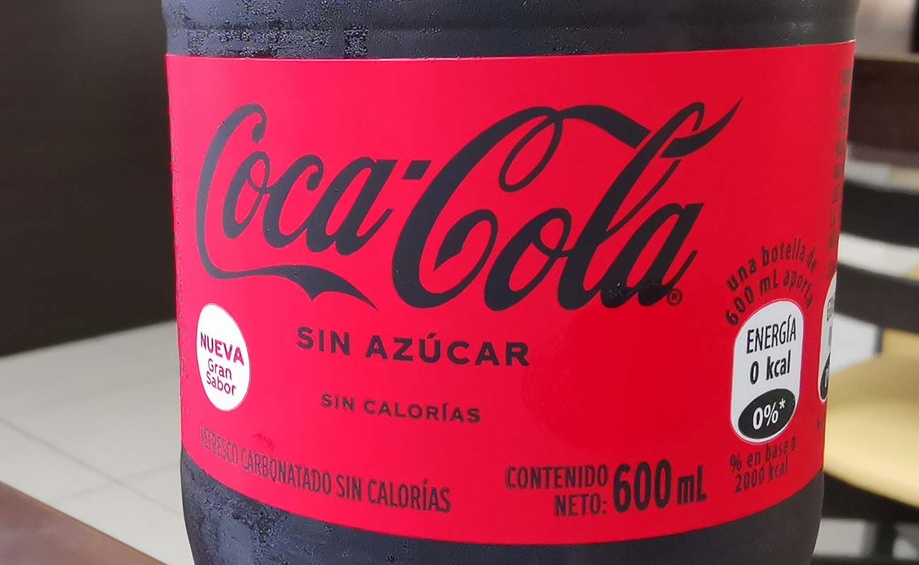 Coca Cola sin Azúcar 600ml / Cafetería Las Delicias…